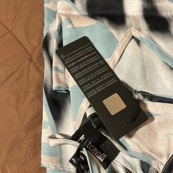 Just Cavalli mixed print cami top multi colored size 10 - Picture 7 of 9